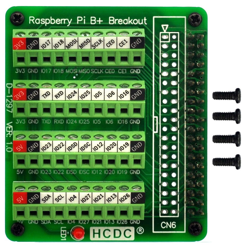 RPi GPIO Terminal Block Breakout Board HAT Raspberry Pi Expansion Module