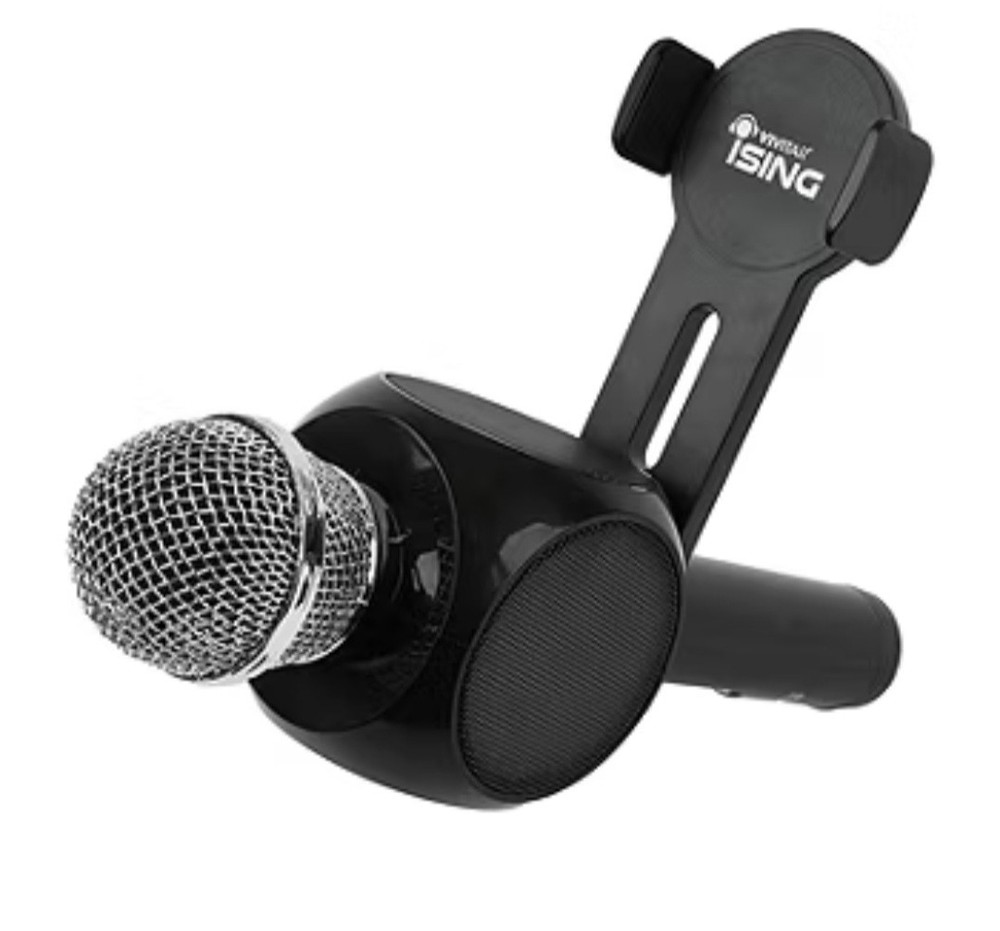 All in One Karaoke Machine Microphone & Speaker with Lights & Bluetooth