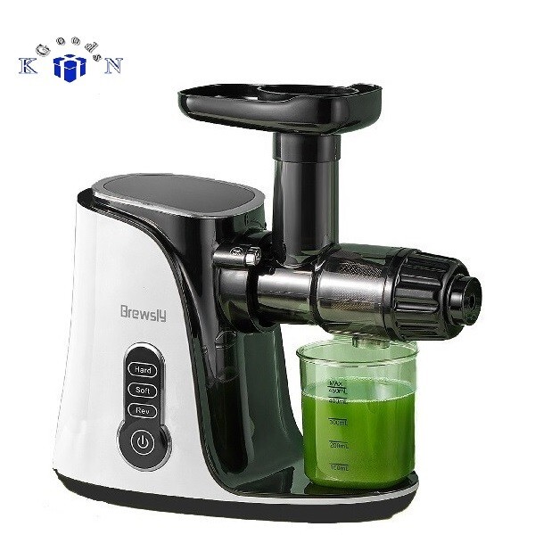 Brewsly Slow Masticating Juicer Extractor with 3-Mode 2-Speed Easy to Clean