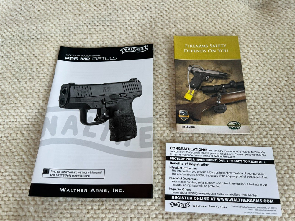 Walther PPSM2 Pistol Manual