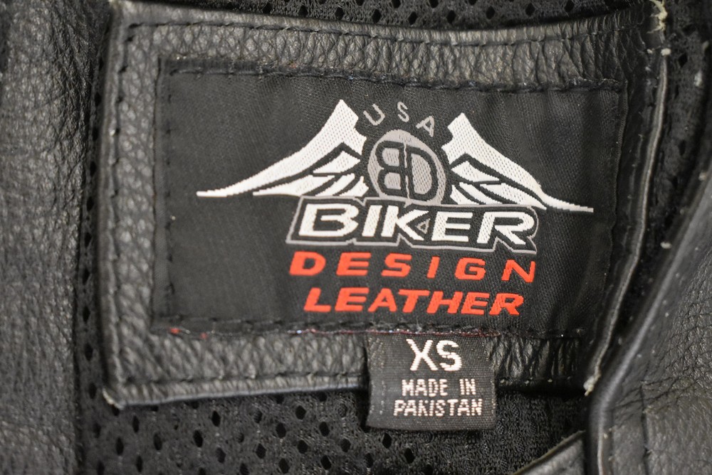 Leather Motorcycle Biker Chaps BD Bikers Design XS