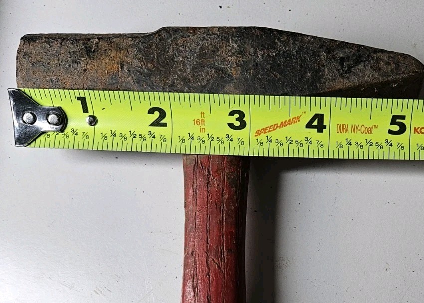 Vintage Cross Peen Hammer With Small Handle 19oz