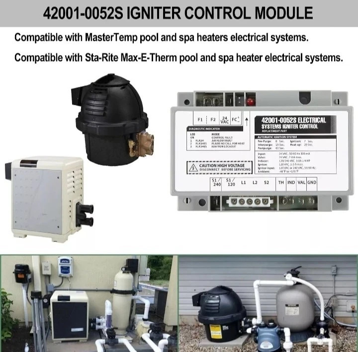42001-0052S Igniter Control Module Replacement MasterTemp Sta-Rite Max-E-Therm