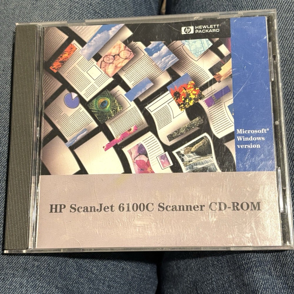 HP Scanjet 6100c series Drivers and Software CD