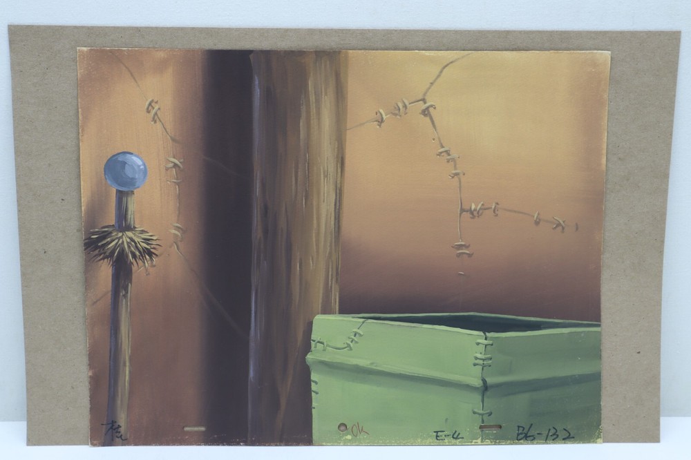 Original Hand Painted Animation Production Background (229-24)