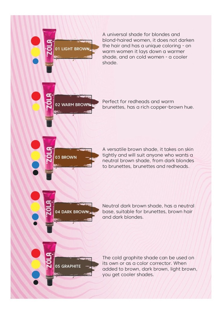 ZOLA EYEBROW TINT WITH COLLAGEN