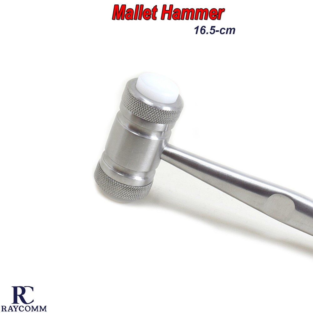 Surgery Bone Hammer Mallet Extraction Bone Grafting Crusher Mead Nylon Tools CE