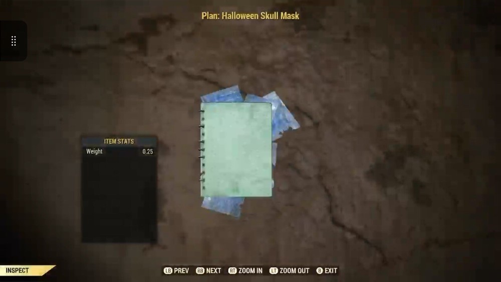 (Xbox) Halloween Skull Mask Plan