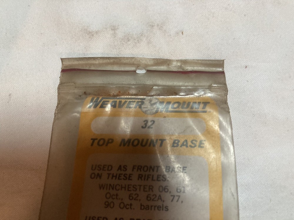 Weaver Top Mount Base #32 48032