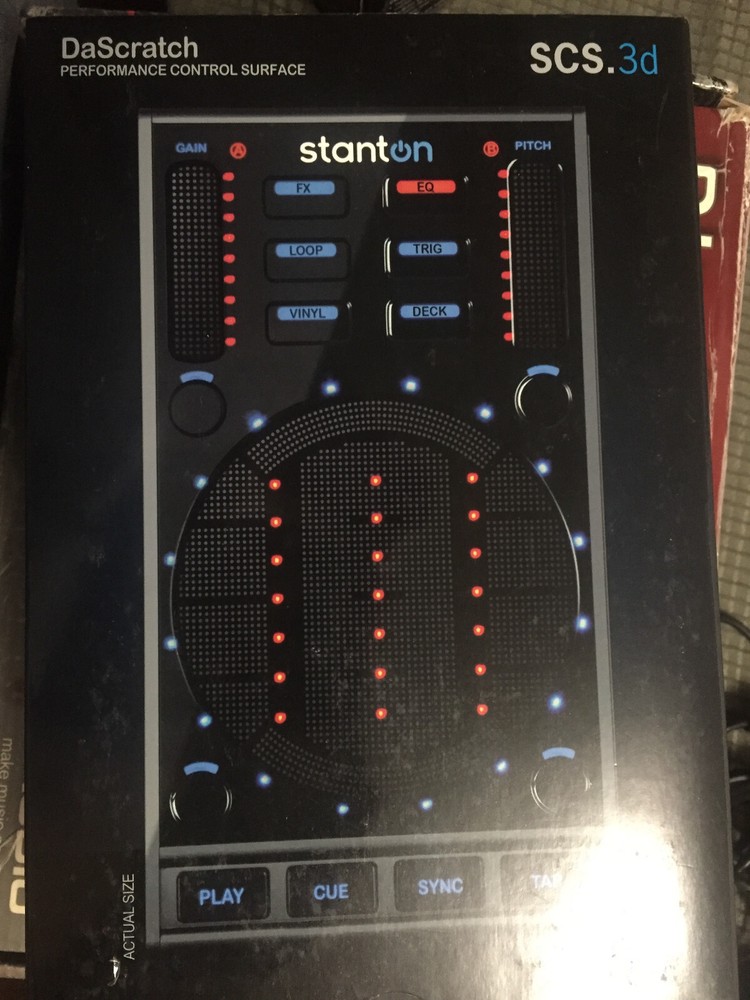 Stanton Da Scratch SCS.3D Digital DJ Controller Performance Control Surface