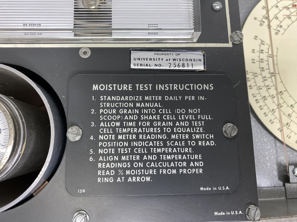 Vintage Burrows Safe Crop Moisture Tester *Untested*