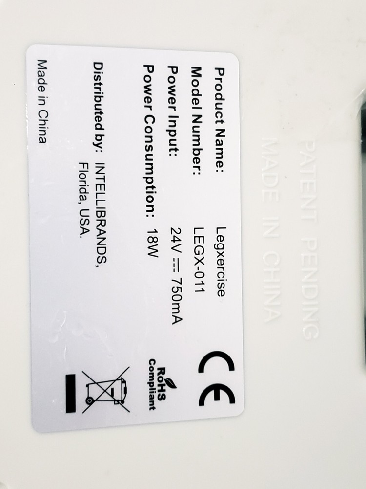 LegXercise LEGX-011 Portable Motorized Leg Active Exercise Machine