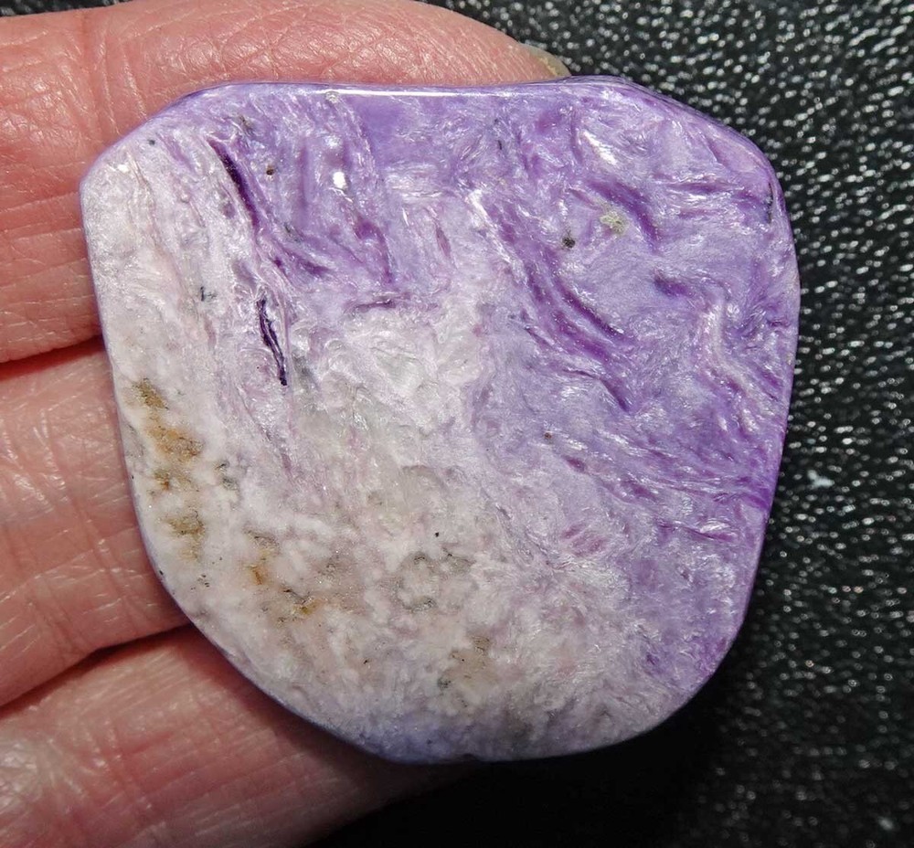 Charoite A Flat Palmstone sc759a