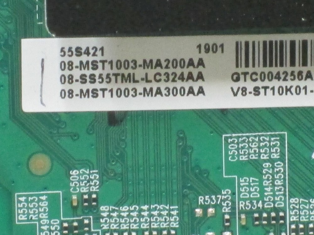 TCL 55S421 55S423 Main Board 08-SS55TML-LC324AA