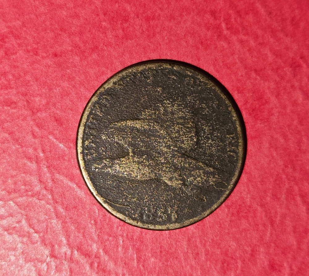 1857 Flying Eagle Penny - Circulated