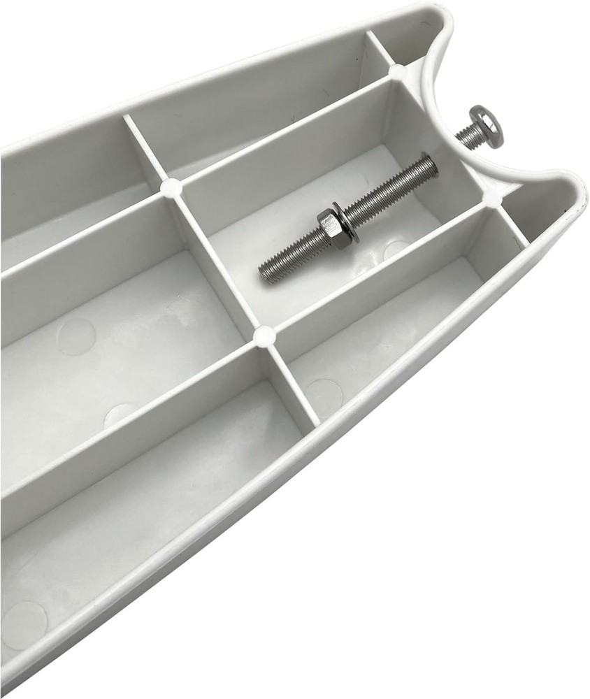 Pool Ladder Steps 18" Universal Heavy Duty Replacement 3 Pack With Bolts White
