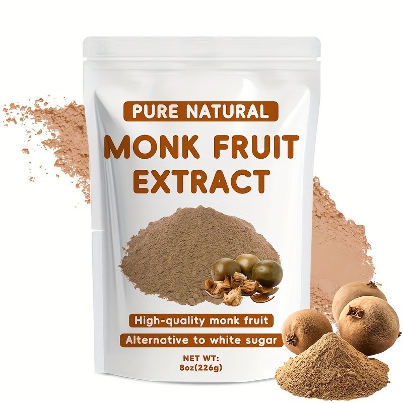 Monk Fruit Extract Powder 8 oz Premium Sugar Substitute Zero Calorie