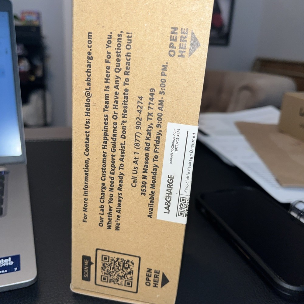 Lab Charge Air Purifier, Ionic1611k, Micro Input 5V 1000mA (1 Unit)