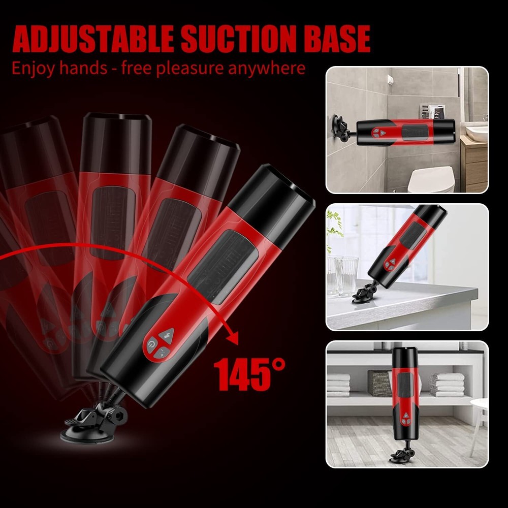 Male Automatic Masturbaters Rotating Sucking Telescopic Thrusting Cup Lubricants