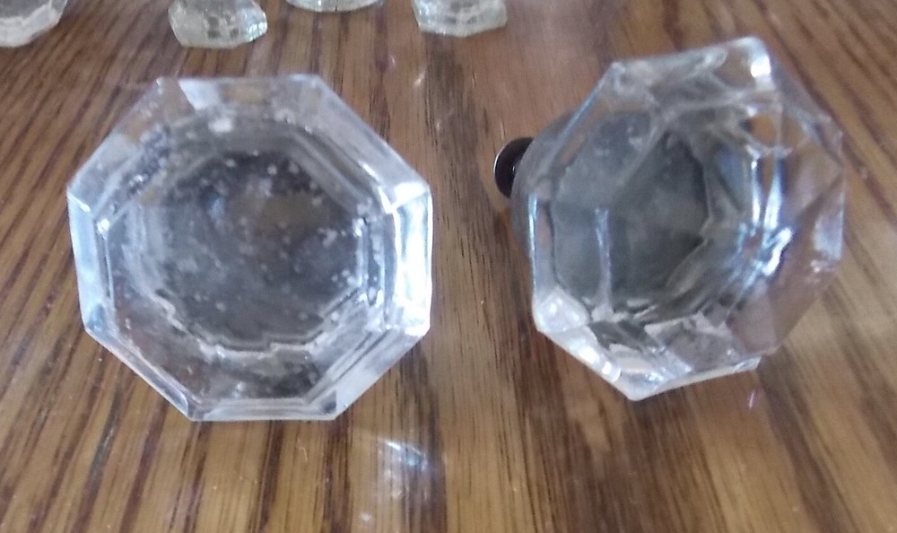 Pair of Decorative Glass Drawer Pulls