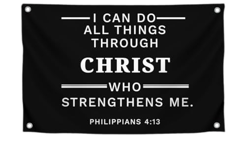 3x5 Ft Religious Christian Polyester Single Sided Flag I Can Do All Things