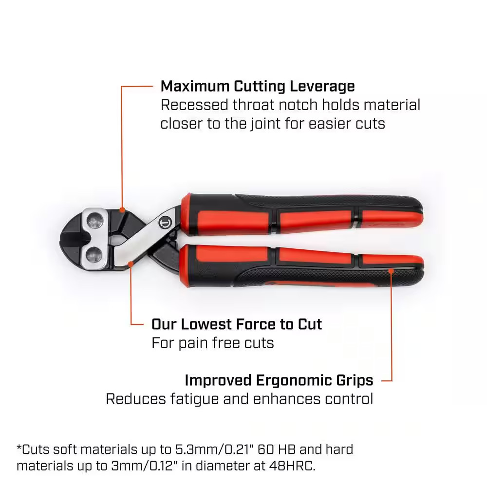 6.5 In. Compact Wire and Bolt Cutter