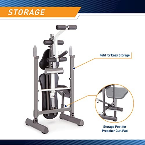 Folding Standard Weight Bench – Easy Storage MWB-20100