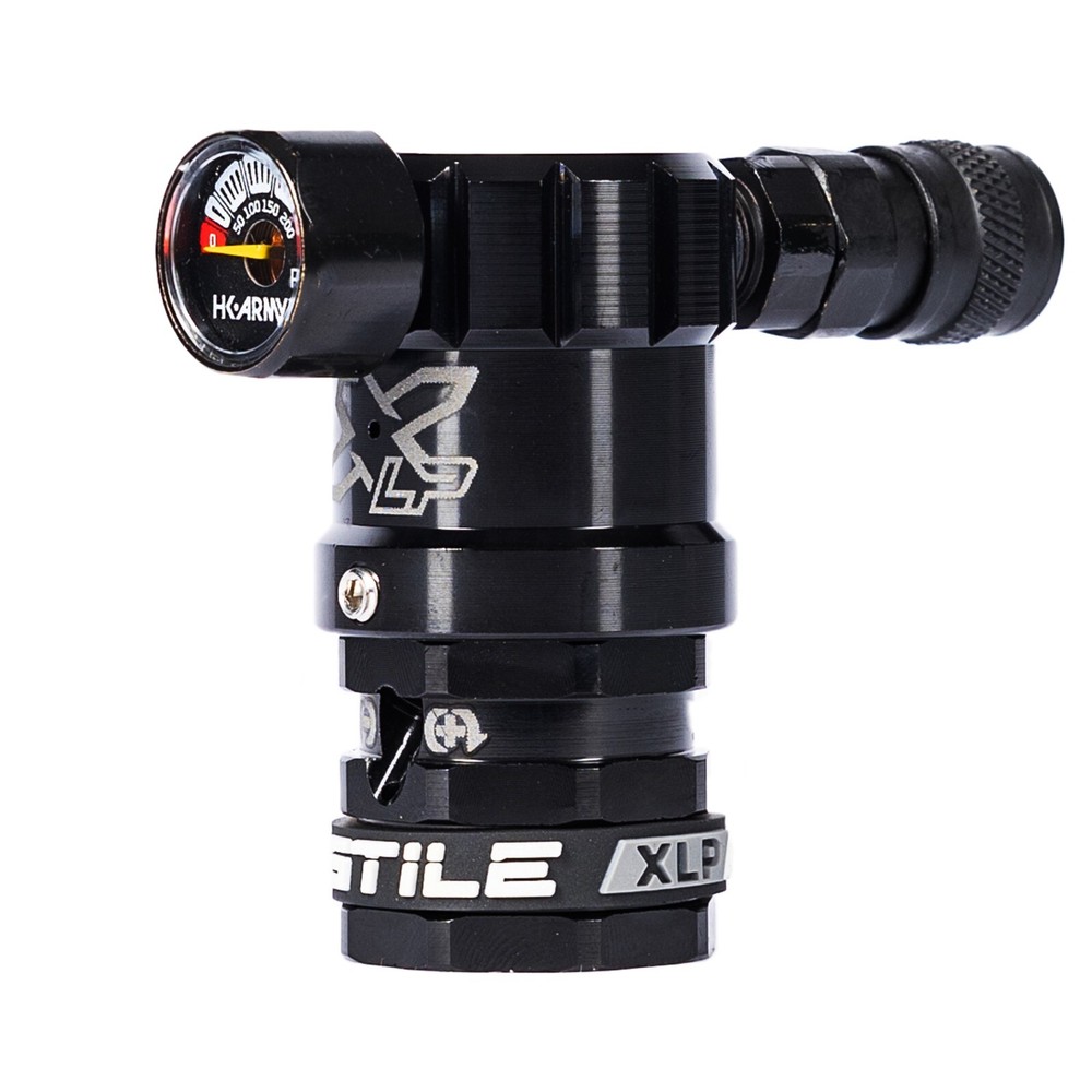 HK Army Hostile Airsoft XLP Regulator - Side Port - Black