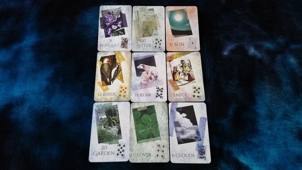 "MONGREL LENORMAND" Full-sized deck fortune-telling cards by AlyZen Moonshadow