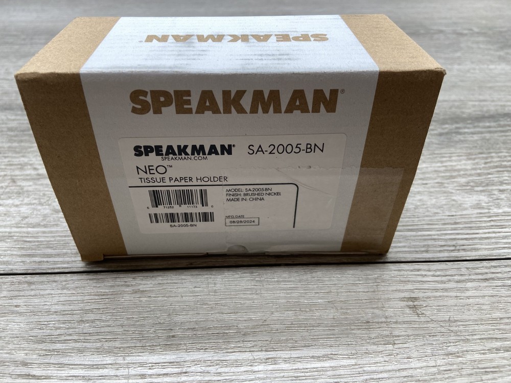 Speakman SA-2005 -BN Neo Single Post Tissue Holder