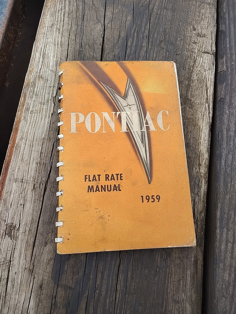 Pontiac Flat Rate Manual 1959