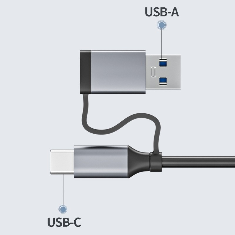 Two Interfaces XQD Card Reader USB3.0 And Type C For Computer Mobile Devices