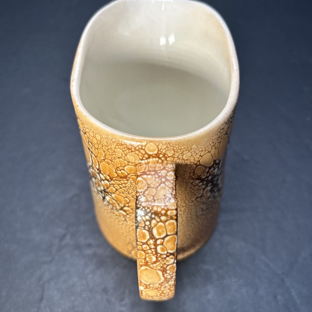 Czechoslovakia Pottery Mini Pitcher Creamer 4 1/2”