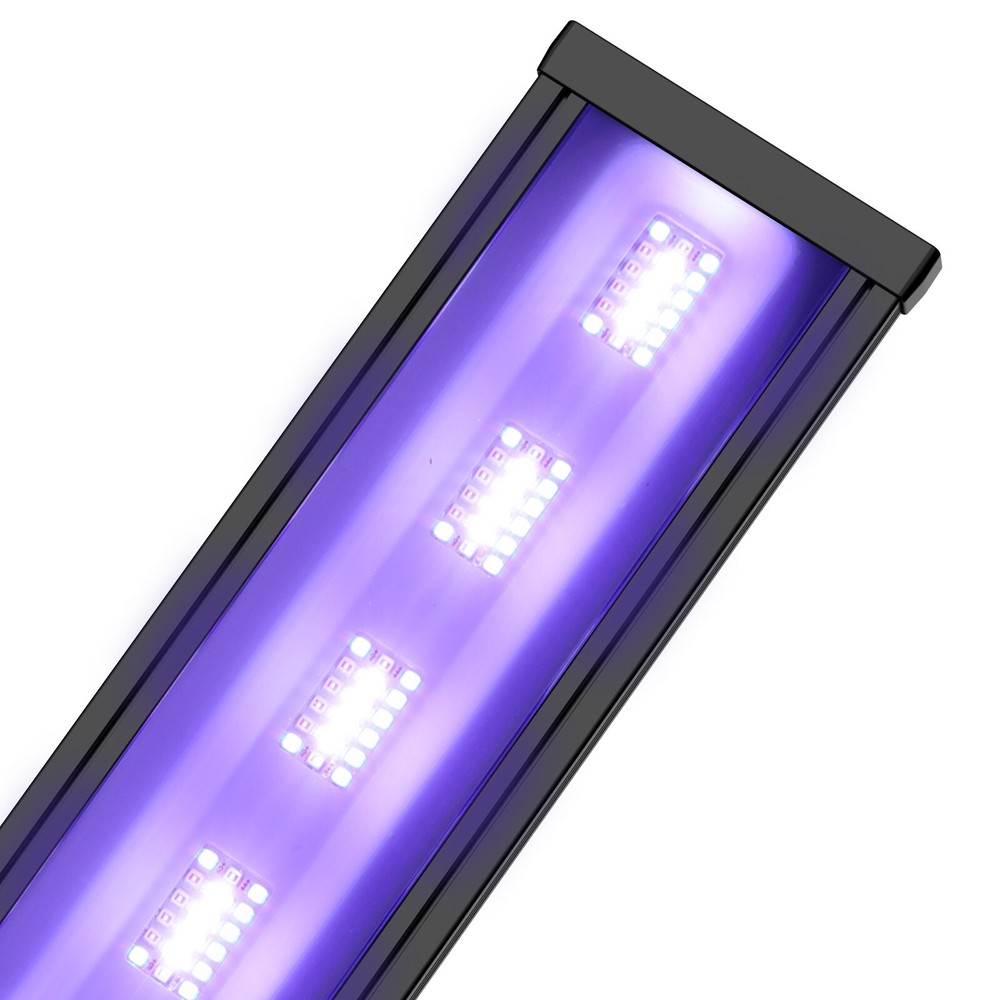hygger Clip on Full Spectrum Aquarium Marine Light Adjustable Timer Brightness
