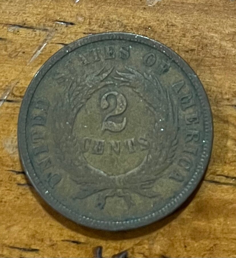 1867 Two Cent Piece U.S. Coin