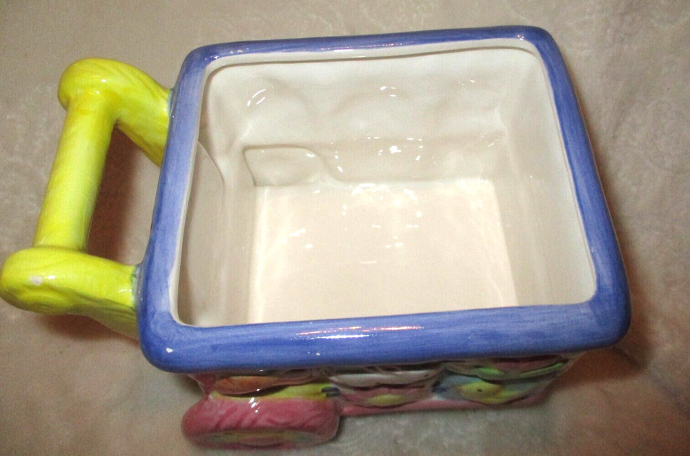 Easter/Baby~Ceramic Cart Planter~Easter Collection~Early 2000