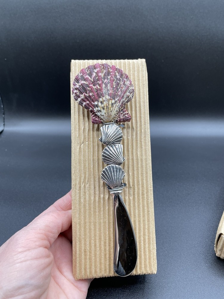 Sea Shell Cheese Knife By Mudpie NIB