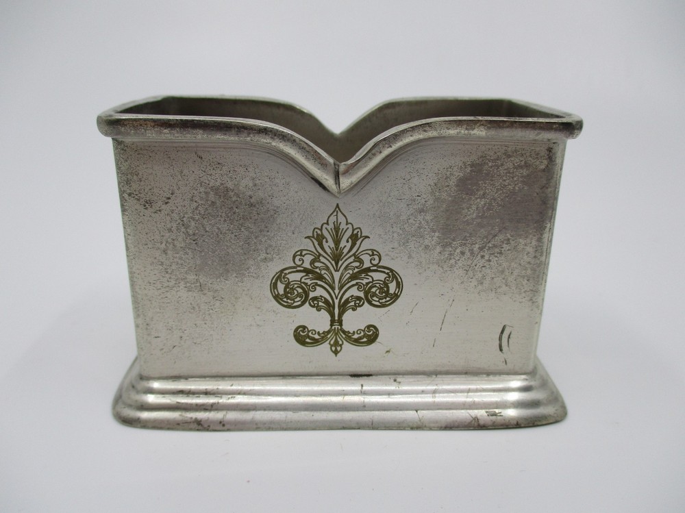 MUD PIE PEWTER SUGAR PACK HOLDER  -  1009B