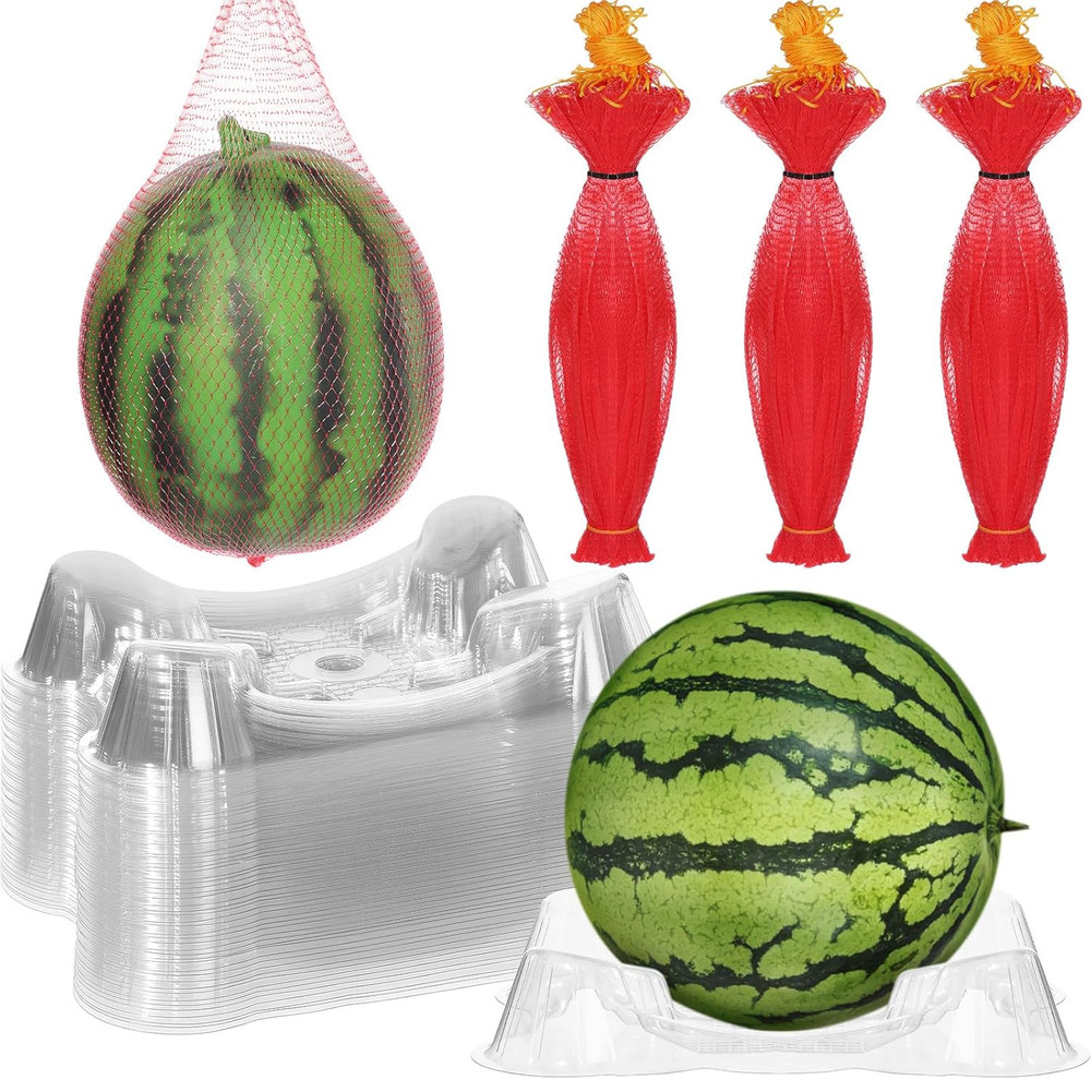 150 Pcs Melon Cradle Melon Nets Hammock Set, Thickened Watermelon Holder, Hol...