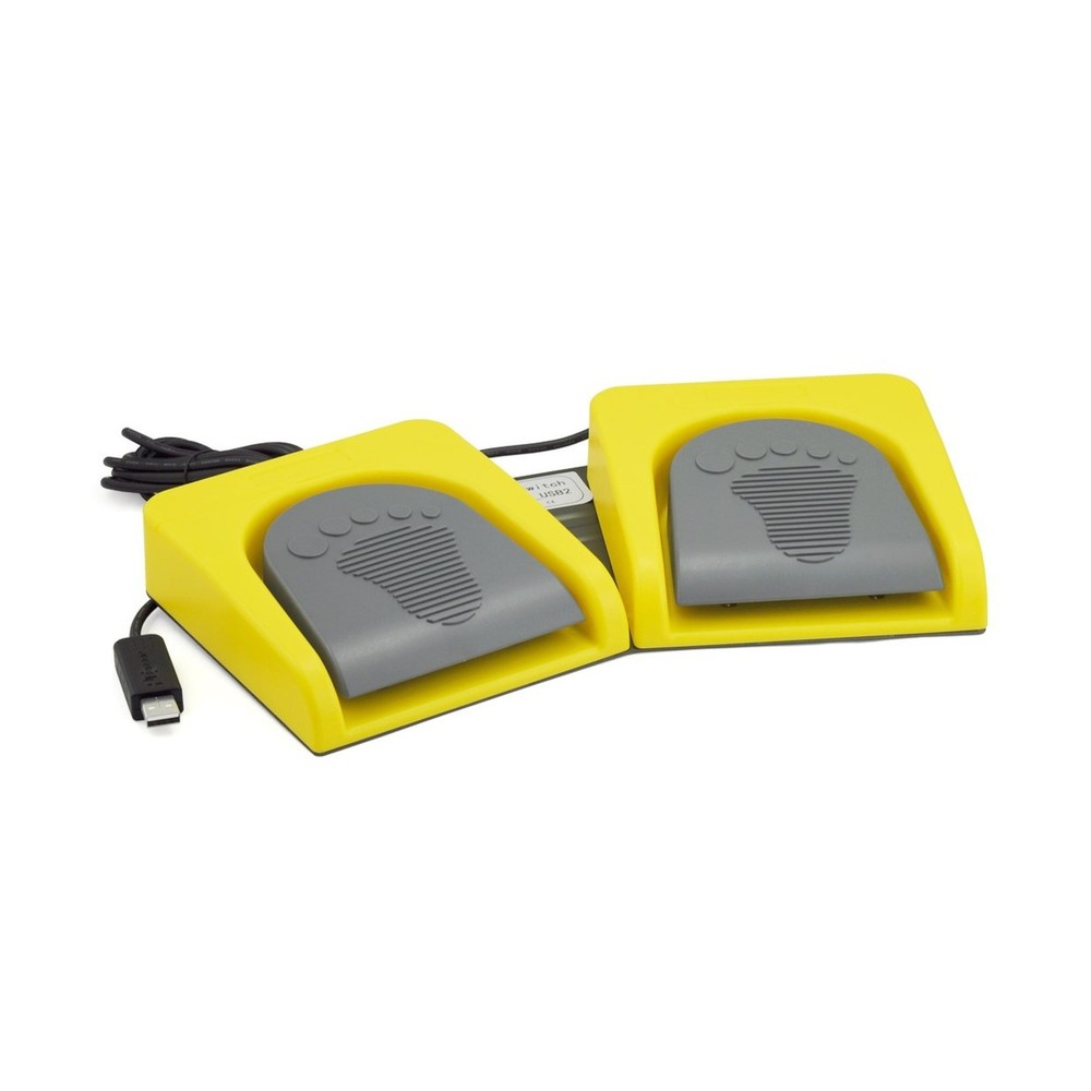 iKKEGOL USB Double 2 Foot Switch Control Pedal Video Game Customize... Fast Ship