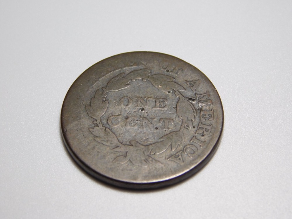OLD US COPPER COINS 1826 CORONET HEAD LARGE CENT