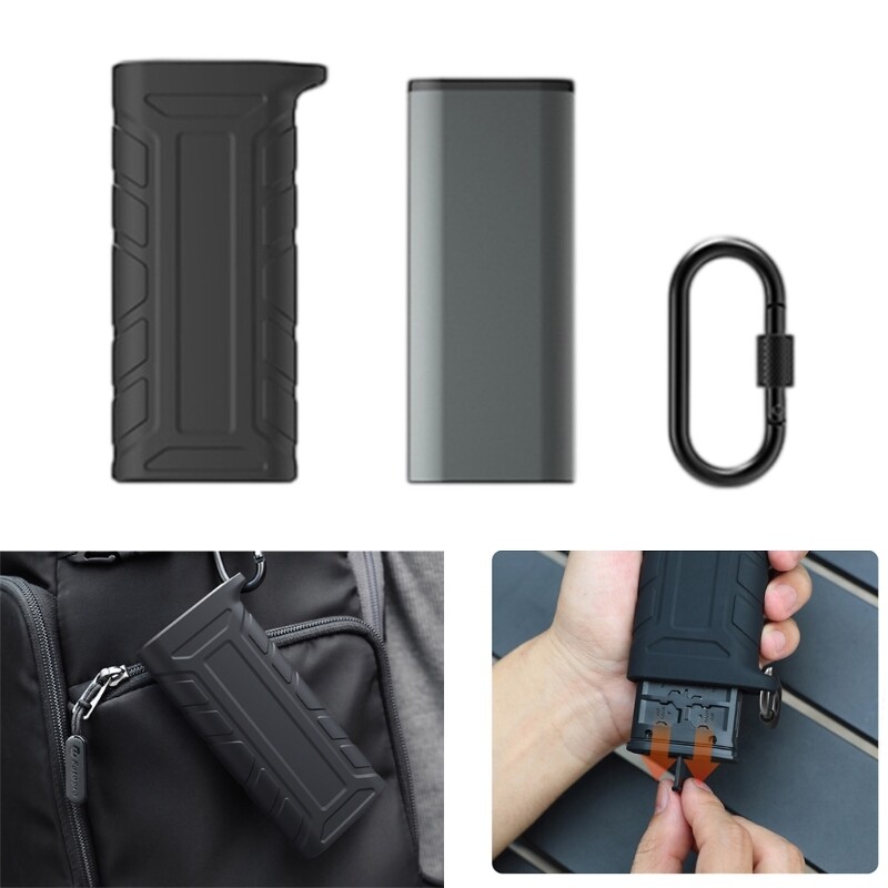 Memory Card Travel Case with USB 3.1 Type C Reader Fast Speed Compatibility