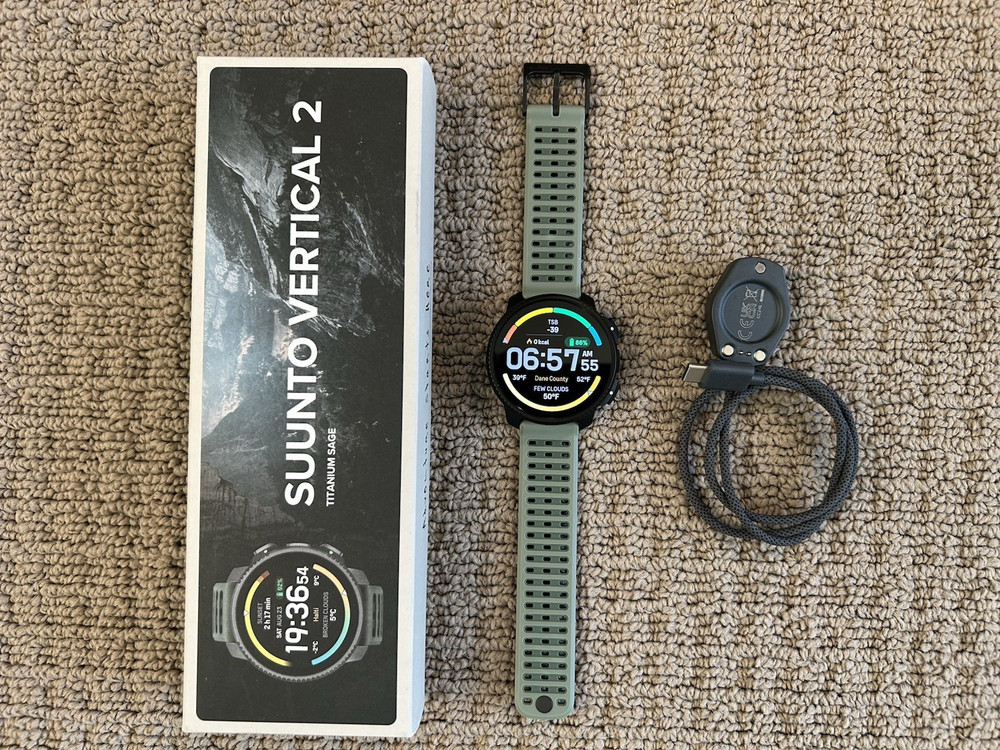 SUUNTO Vertical 2 Titanium Sage - GPS Smartwatch