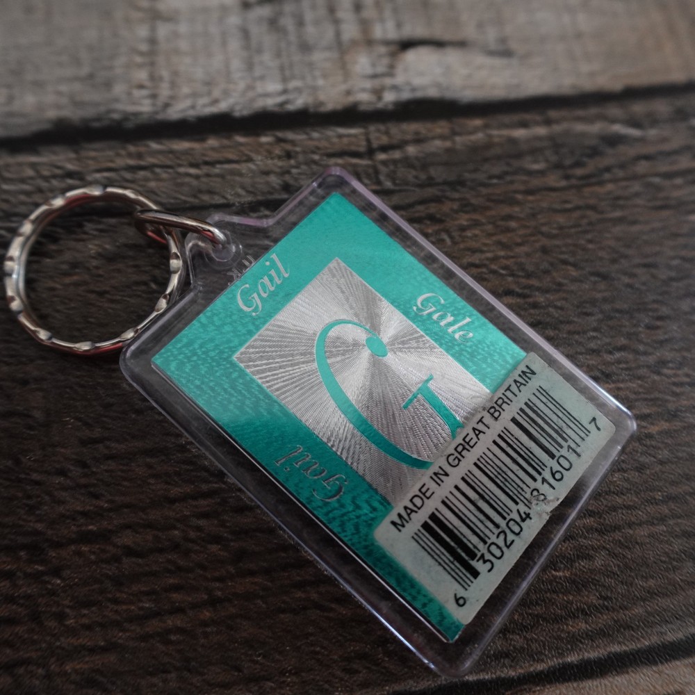 Gail Personalized Keychain Plastic Novelty Name Definition Meaning Gift