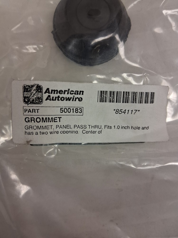 1" panel pass thru grommet