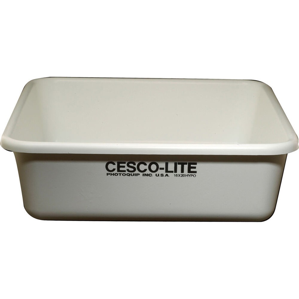 Cesco Plastic Print Developing Tray with Flat Bottom, 16x20x5" Deep #CL16H20
