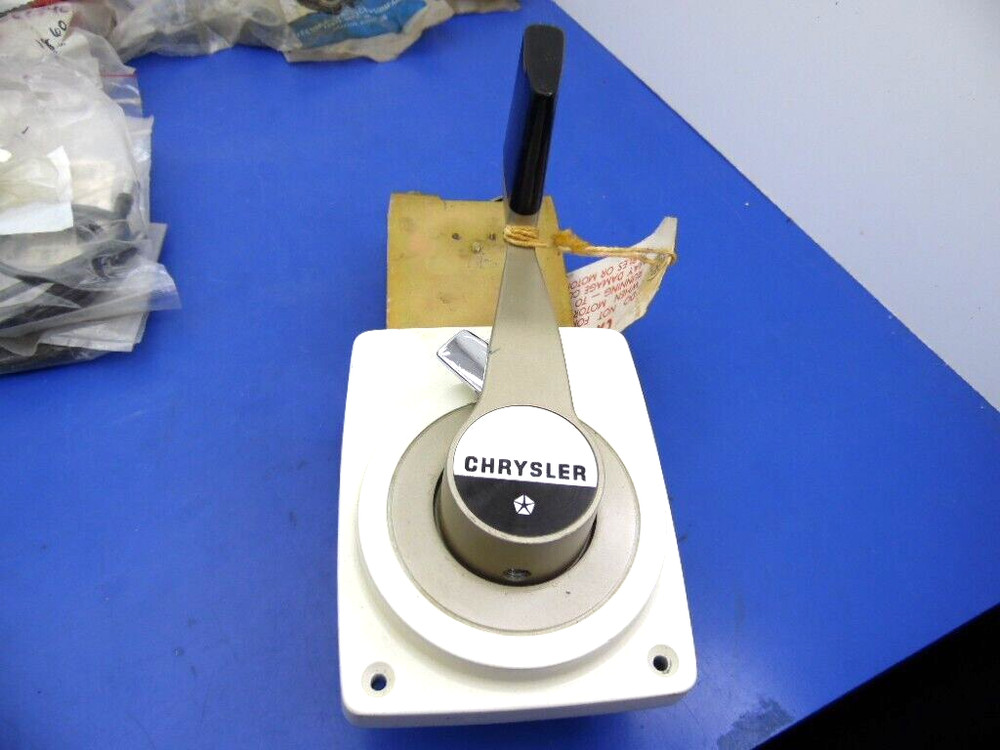 OEM CHRYSLER OUTBOARD DELUXE FLUSH MOUNT REMOTE CONTROL BOX 590,NEW