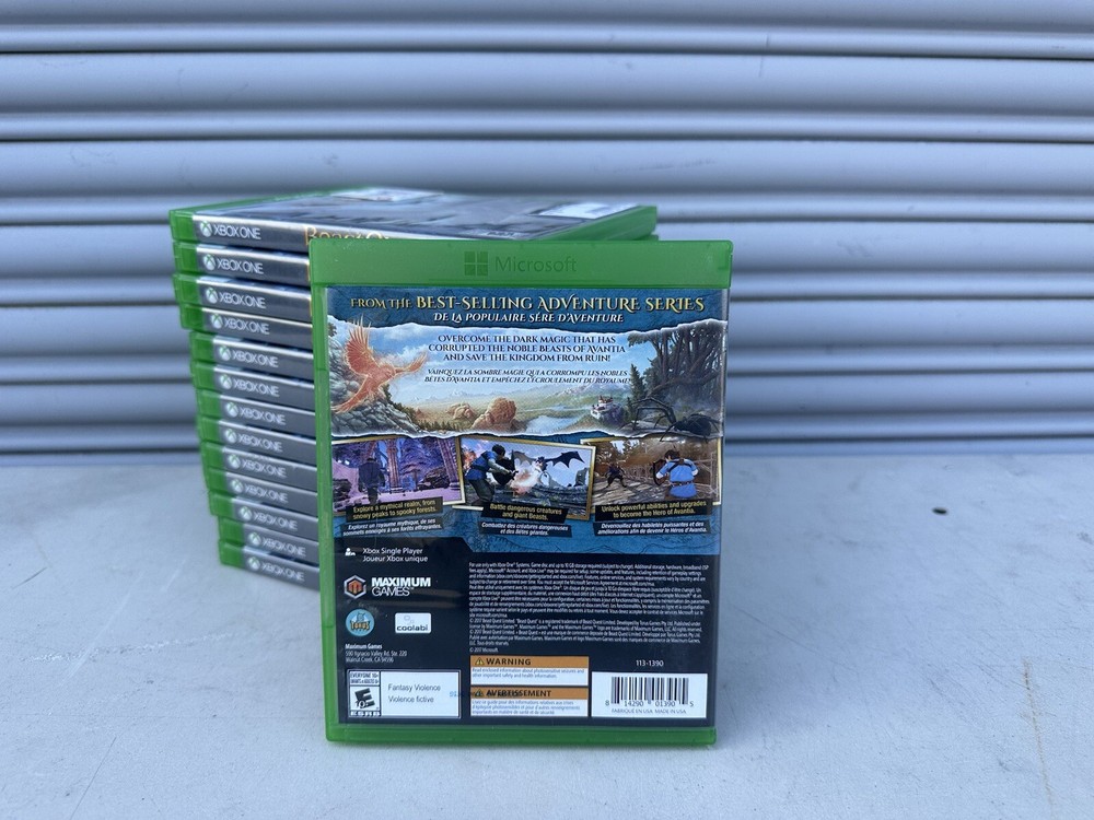 Clean - Beast Quest Xbox One Video Game - Tested