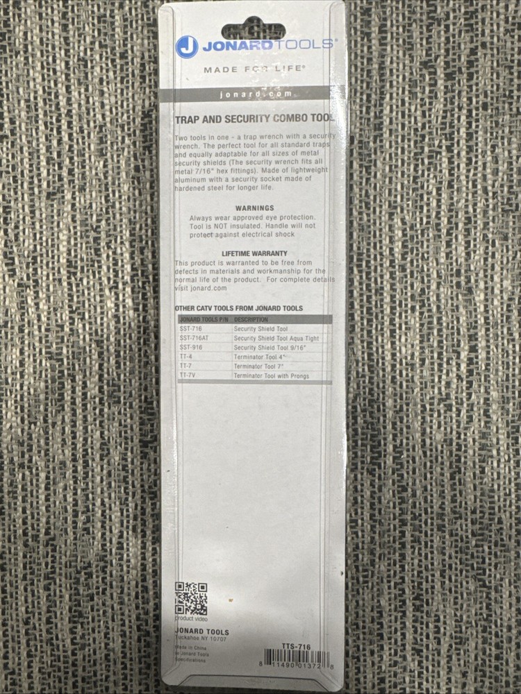 Trap And Security Combo Tool - TTS-716 - Jonard Tools