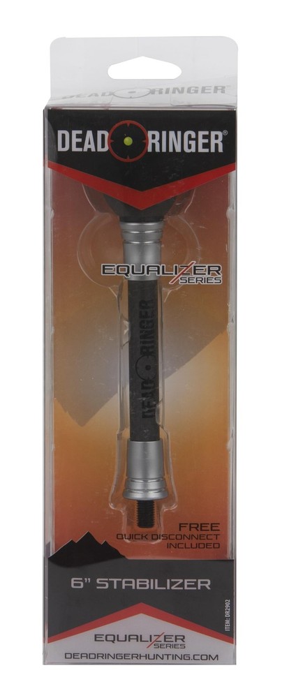 Dead Ringer 6" Equalizer Series Stabilizer, Bow Stabilizer with Quick...